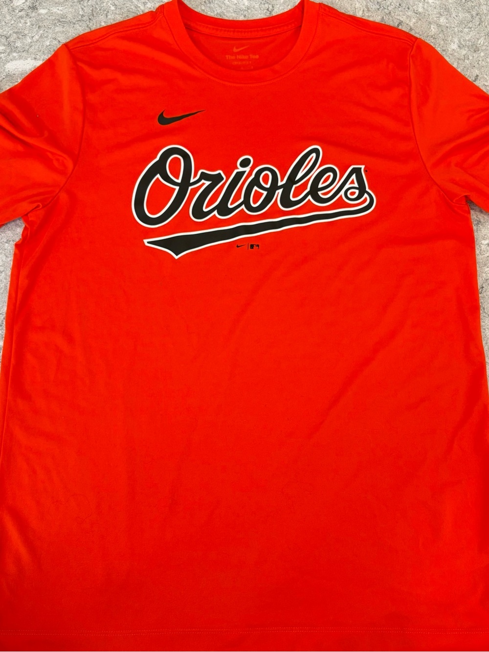 Baltimore Orioles Nike Dri-Fit Nike Tee Short Sleeve Performance T-Large